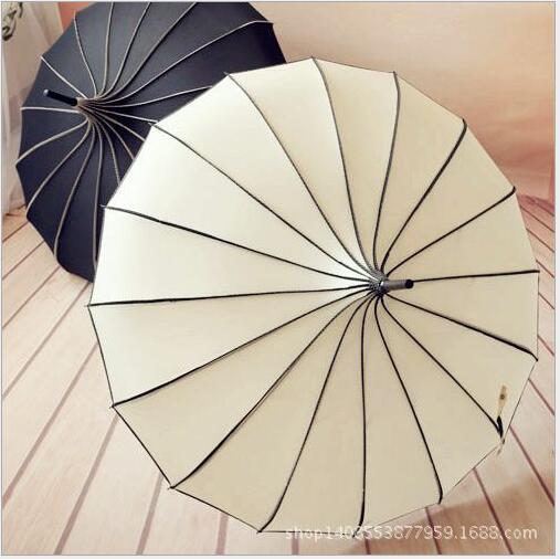 2016 м       İ /2016 Fashion  Umbrella Rain Women Long Handle Umbrella  Pagoda Umbrella